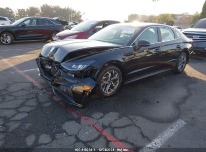 2020 HYUNDAI SONATA SEL Black  Gasoline 5NPEL4JA6LH033166 photo #3