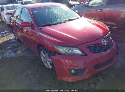 2010 TOYOTA CAMRY SE Red  Gasoline 4T1BF3EK4AU502129 photo #1