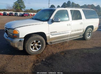 2001 GMC YUKON XL 1500 SLT White  Gasoline 3GKEC16T31G272564 photo #3