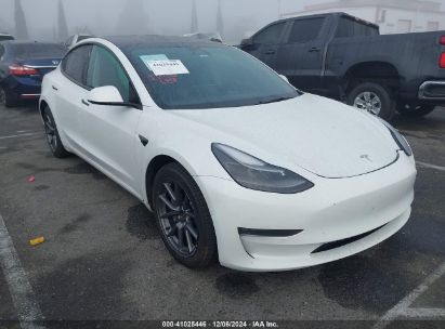 2022 TESLA MODEL 3 LONG RANGE DUAL MOTOR ALL-WHEEL DRIVE White  Electric 5YJ3E1EB6NF206639 photo #1