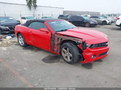 2011 CHEVROLET CAMARO 1LT Red  Gasoline 2G1FB3DD0B9164921 photo #1