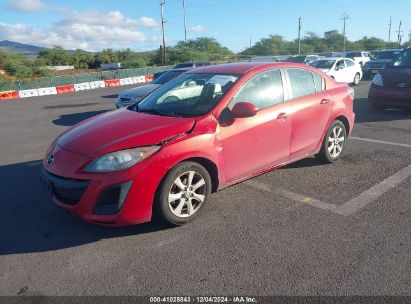 2011 MAZDA MAZDA3 I TOURING Red  Gasoline JM1BL1VG0B1478332 photo #3