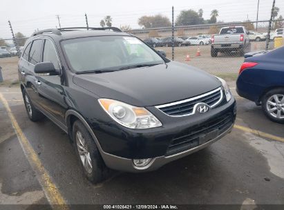 2012 HYUNDAI VERACRUZ LIMITED Black  Gasoline KM8NU4CC8CU185866 photo #1