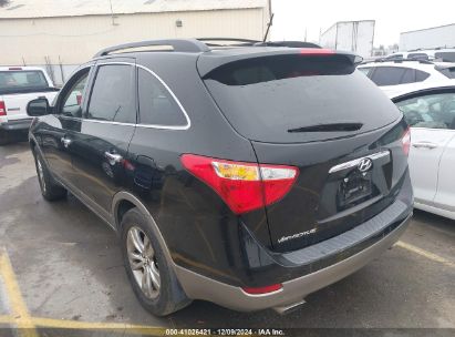 2012 HYUNDAI VERACRUZ LIMITED Black  Gasoline KM8NU4CC8CU185866 photo #4