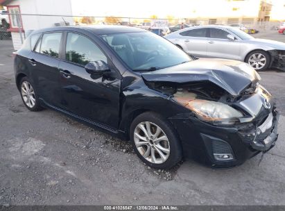 2011 MAZDA MAZDA3 S GRAND TOURING Black  Gasoline JM1BL1M60B1486097 photo #1