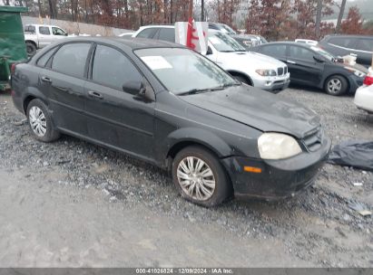 2007 SUZUKI FORENZA CONVENIENCE Black  Gasoline KL5JD56Z87K508376 photo #1