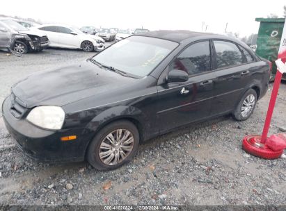 2007 SUZUKI FORENZA CONVENIENCE Black  Gasoline KL5JD56Z87K508376 photo #3