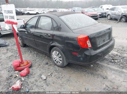 2007 SUZUKI FORENZA CONVENIENCE Black  Gasoline KL5JD56Z87K508376 photo #4