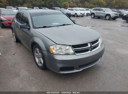 2013 DODGE AVENGER SE Gray  Gasoline 1C3CDZAB0DN535803 photo #1