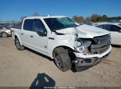 2020 FORD F-150 KING RANCH White  Gasoline 1FTEW1E5XLFC38695 photo #1