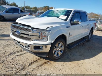 2020 FORD F-150 KING RANCH White  Gasoline 1FTEW1E5XLFC38695 photo #3