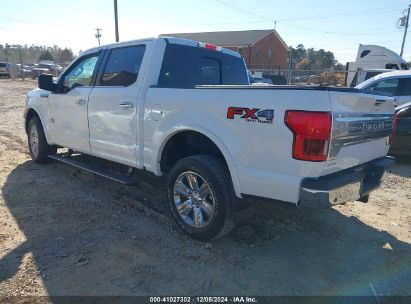 2020 FORD F-150 KING RANCH White  Gasoline 1FTEW1E5XLFC38695 photo #4