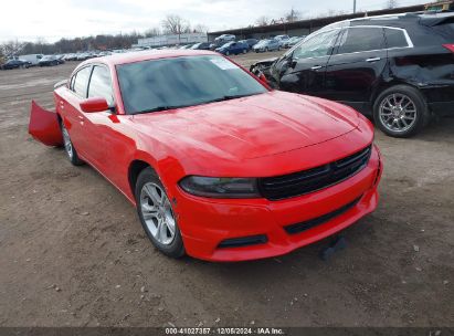 2020 DODGE CHARGER SXT RWD Red  Flexible Fuel 2C3CDXBG6LH106929 photo #1