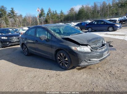 2014 HONDA CIVIC EX Black  Gasoline 2HGFB2F83EH557034 photo #1