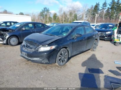 2014 HONDA CIVIC EX Black  Gasoline 2HGFB2F83EH557034 photo #3