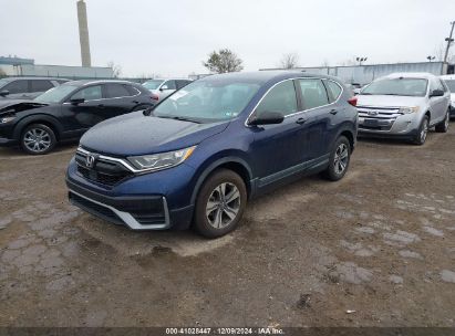 2020 HONDA CR-V AWD LX Dark Blue  Gasoline 2HKRW2H23LH639651 photo #3