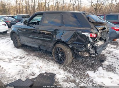 2015 LAND ROVER RANGE ROVER SPORT 3.0L V6 SUPERCHARGED HSE/3.0L V6 SUPERCHARGED SE Black  Gasoline SALWG2VF3FA538122 photo #4