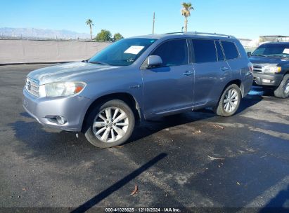 2008 TOYOTA HIGHLANDER HYBRID LIMITED Silver  Hybrid JTEEW44A982009063 photo #3