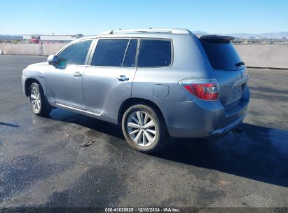 2008 TOYOTA HIGHLANDER HYBRID LIMITED Silver  Hybrid JTEEW44A982009063 photo #4