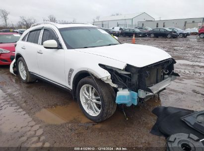 2010 INFINITI FX35 White  Gasoline JN8AS1MW8AM856440 photo #1