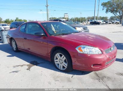 2006 CHEVROLET MONTE CARLO LTZ Red  Gasoline 2G1WN161669351035 photo #1