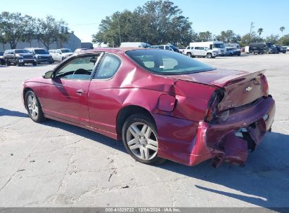 2006 CHEVROLET MONTE CARLO LTZ Red  Gasoline 2G1WN161669351035 photo #4