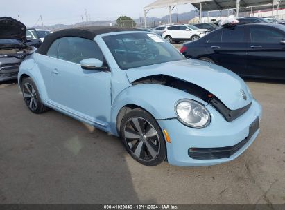 2013 VOLKSWAGEN BEETLE 2.5L Light Blue  Gasoline 3VW5P7AT2DM829526 photo #1