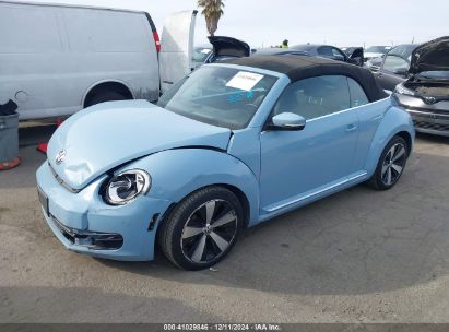 2013 VOLKSWAGEN BEETLE 2.5L Light Blue  Gasoline 3VW5P7AT2DM829526 photo #3