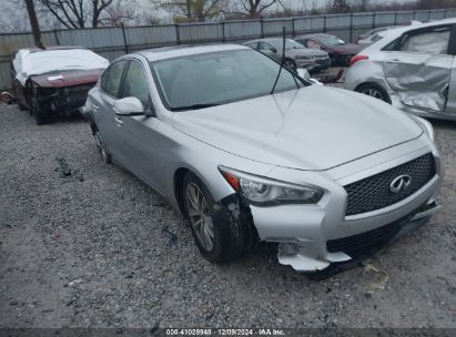 2015 INFINITI Q50 PREMIUM Silver  Gasoline JN1BV7AP3FM331223 photo #1