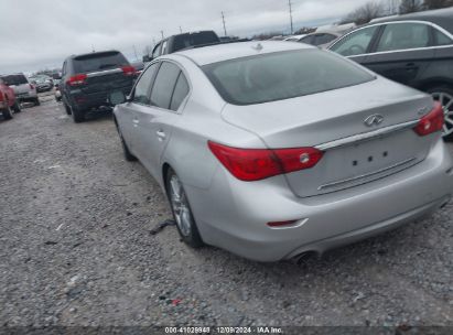 2015 INFINITI Q50 PREMIUM Silver  Gasoline JN1BV7AP3FM331223 photo #4