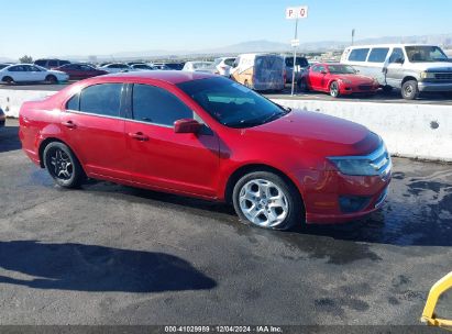 2010 FORD FUSION SE Red  Flexible Fuel 3FAHP0HGXAR134702 photo #1