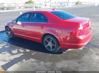 2010 FORD FUSION SE Red  Flexible Fuel 3FAHP0HGXAR134702 photo #4