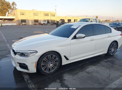 2017 BMW 540I White  Gasoline WBAJE5C36HG477802 photo #3