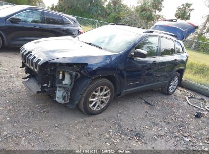 2016 JEEP CHEROKEE SPORT Blue  Gasoline 1C4PJLAB6GW230310 photo #3