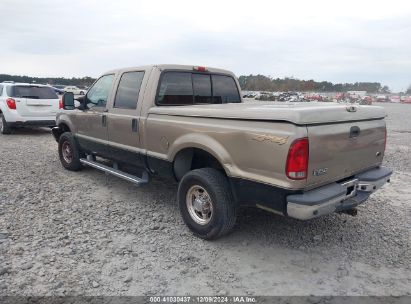 2004 FORD F-250 LARIAT/XL/XLT Gold  Diesel 1FTNW21P64EB04979 photo #4