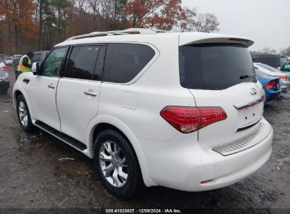 2012 INFINITI QX56 White  Gasoline JN8AZ2NF1C9516407 photo #4