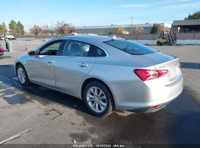 2020 CHEVROLET MALIBU FWD LT Silver  Gasoline 1G1ZD5ST7LF073022 photo #4