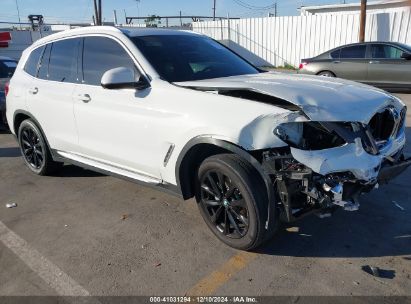 2019 BMW X3 SDRIVE30I White  Gasoline 5UXTR7C5XKLR51907 photo #1