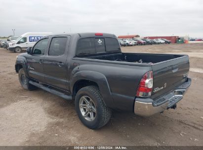 2013 TOYOTA TACOMA DOUBLE CAB PRERUNNER Gray  Gasoline 5TFJU4GN4DX046655 photo #4