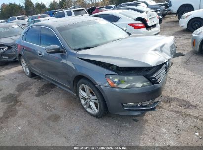 2013 VOLKSWAGEN PASSAT 2.0L TDI SE Gray  Diesel 1VWBN7A38DC112493 photo #1