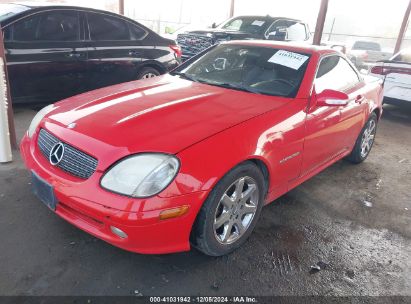 2003 MERCEDES-BENZ SLK 230 KOMPRESSOR Red  Gasoline WDBKK49F23F272678 photo #3