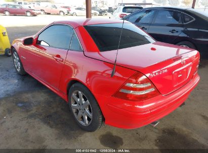 2003 MERCEDES-BENZ SLK 230 KOMPRESSOR Red  Gasoline WDBKK49F23F272678 photo #4