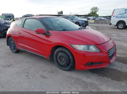 2011 HONDA CR-Z EX Red  Hybrid JHMZF1D66BS007597 photo #1