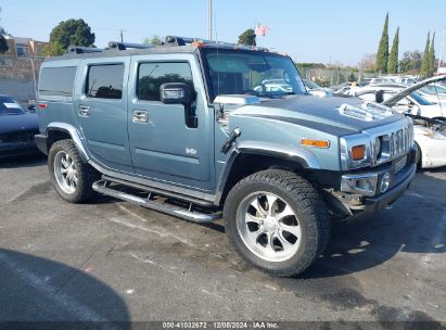 2006 HUMMER H2 SUV Turquoise  Gasoline 5GRGN23U06H101669 photo #1