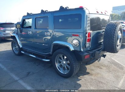 2006 HUMMER H2 SUV Turquoise  Gasoline 5GRGN23U06H101669 photo #4