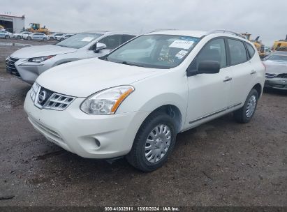 2014 NISSAN ROGUE SELECT S White  Gasoline JN8AS5MV7EW718221 photo #3