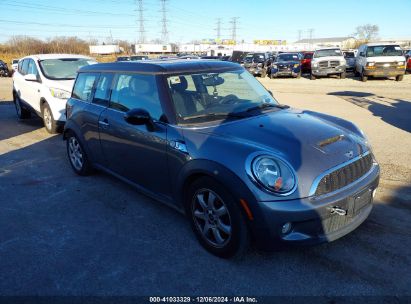 2010 MINI COOPER S CLUBMAN Gray  Gasoline WMWMM3C53ATZ33256 photo #1