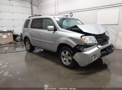 2010 HONDA PILOT EX Silver  Gasoline 5FNYF4H4XAB040282 photo #1