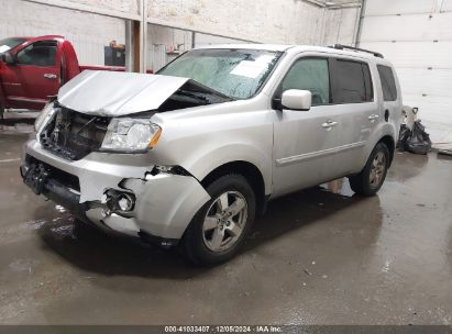 2010 HONDA PILOT EX Silver  Gasoline 5FNYF4H4XAB040282 photo #3