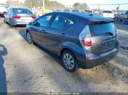 2012 TOYOTA PRIUS C THREE Gray  Hybrid JTDKDTB38C1500136 photo #4